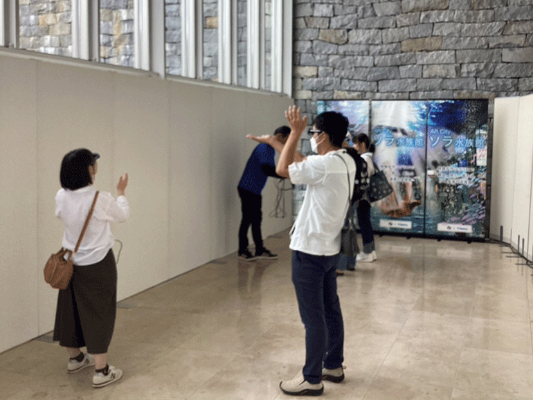 ソラ水族館 in 奥田元宋・小由女美術館